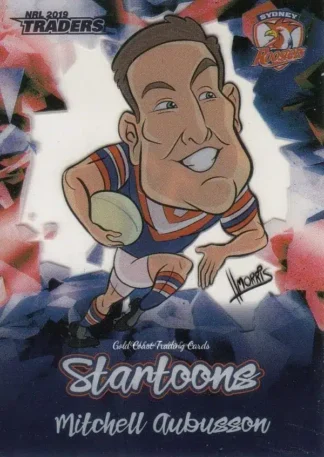 2019 NRL Traders Startoons - ST16 Mitchell Aubusson Sydney Roosters