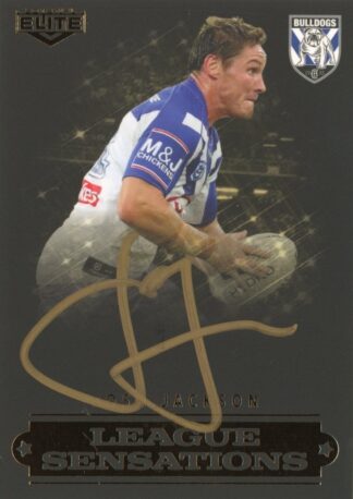 2019 NRL Elite League Sensations Black Signature - LSB03 Josh Jackson Canterbury Bulldogs