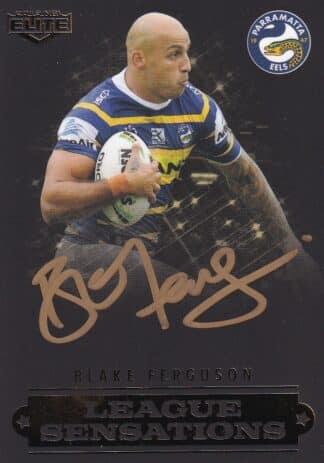 2019 NRL Elite League Sensations Signatures Black