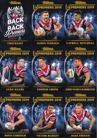 2019 NRL Traders Redeemed Premiers Set