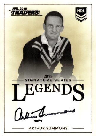 2019 NRL Traders Legends Signature Cards