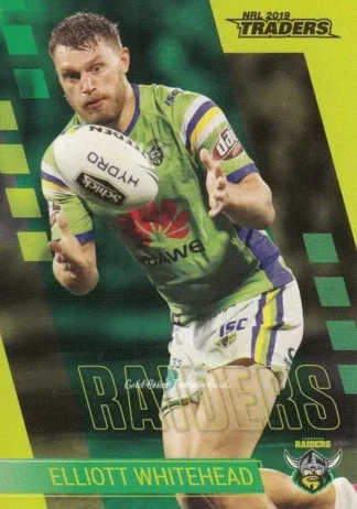 2019 NRL Traders Common Card - Base 020 Elliott Whitehead Canberra Raiders