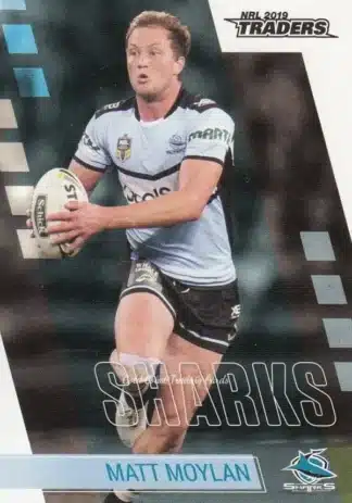 2019 NRL Traders Common Card - Base 037 Matt Moylan Cronulla Sharks