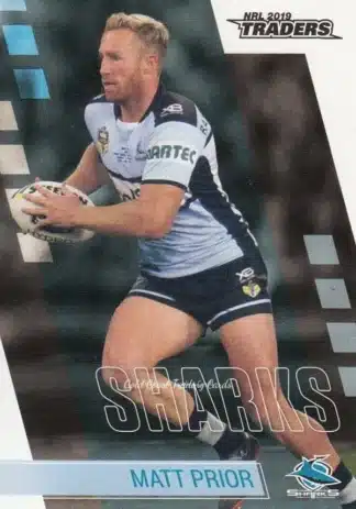 2019 NRL Traders Common Card - Base 038 Matt Prior Cronulla Sharks