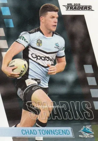 2019 NRL Traders Common Card - Base 039 Chad Townsend Cronulla Sharks