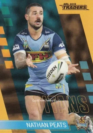 2019 NRL Traders Common Card - Base 046 Nathan Peats Gold Coast Titans