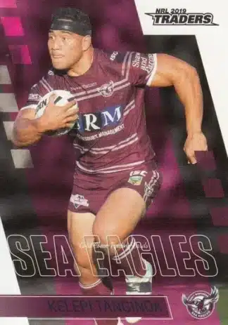 2019 NRL Traders Common Card - Base 055 Kelepi Tanginoa Manly Sea Eagles