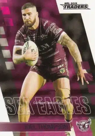 2019 NRL Traders Common Card - Base 057 Joel Thompson Manly Sea Eagles