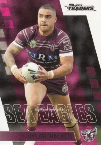 2019 NRL Traders Common Card - Base 060 Dylan Walker Manly Sea Eagles