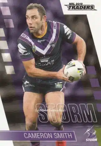 2019 NRL Traders Common Card - Base 069 Cameron Smith Melbourne Storm