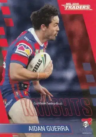 2019 NRL Traders Common Card - Base 075 Aidan Guerra Knights
