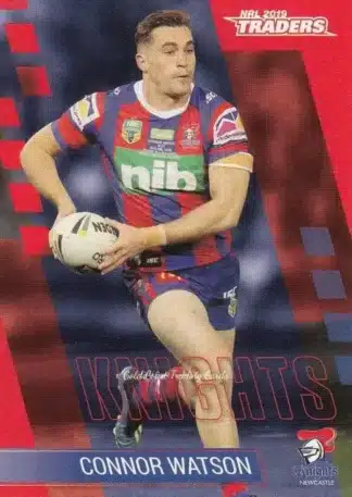 2019 NRL Traders Common Card - Base 080 Connor Watson Newcastle Knights