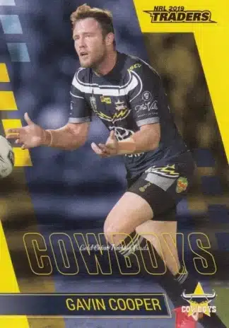 2019 NRL Traders Common Card - Base 082 Gavin Cooper North Qld Cowboys