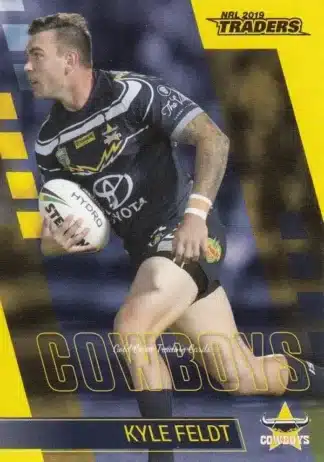 2019 NRL Traders Common Card - Base 083 Kyle Feldt North Qld Cowboys