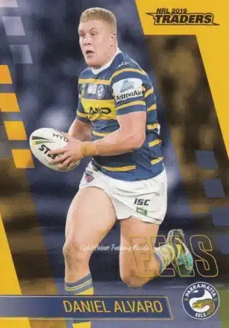 2019 NRL Traders Common Card - Base 092 Daniel Alvaro Parramatta Eels