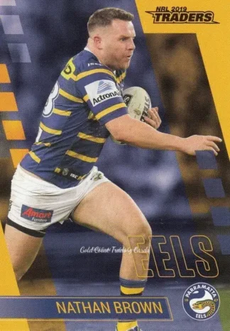 2019 NRL Traders Common Card - Base 093 Nathan Brown Parramatta Eels