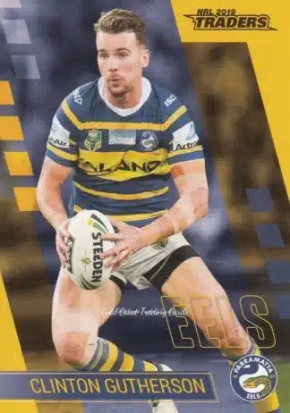 2019 NRL Traders Common Card - Base 095 Clinton Gutherson Parramatta Eels