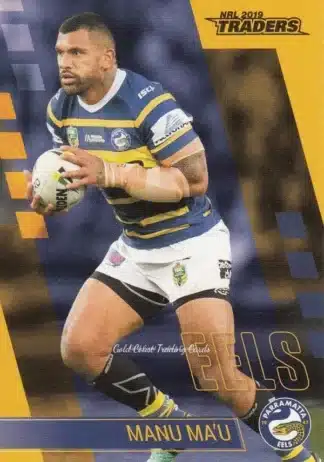 2019 NRL Traders Common Card - Base 097 Manu Ma'u Parramatta Eels