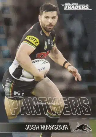 2019 NRL Traders Common Card - Base 107 Josh Mansour Penrith Panthers