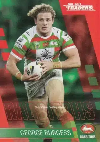 2019 NRL Traders Common Card - Base 112 George Burgess South Sydney Rabbitohs