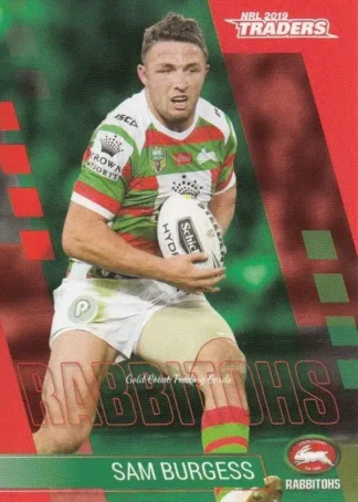 2019 NRL Traders Common Card - Base 113 Sam Burgess South Sydney Rabbitohs
