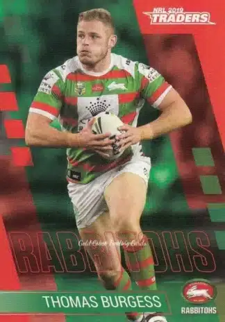 2019 NRL Traders Common Card - Base 114 Thomas Burgess South Sydney Rabbitohs