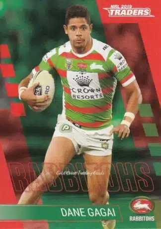 2019 NRL Traders Common Card - Base 116 Dane Gagai South Sydney Rabbitohs