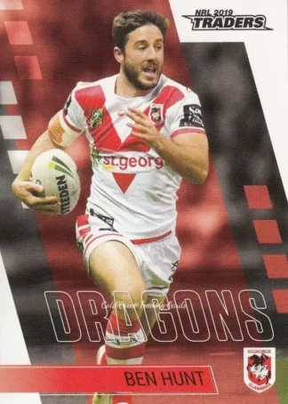 2019 NRL Traders Common Card - Base 126 Ben Hunt St George Dragons