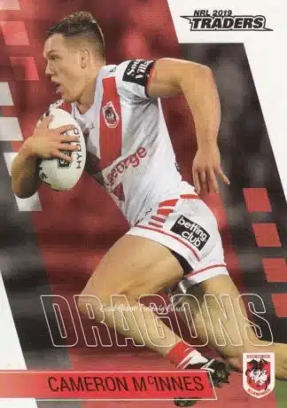 2019 NRL Traders Common Card - Base 127 Cameron McInnes St George Dragons