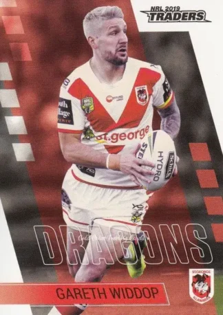 2019 NRL Traders Common Card - Base 130 Gareth Widdop St George Dragons