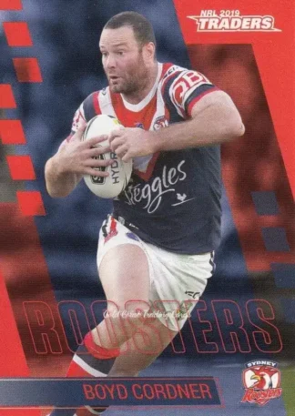 2019 NRL Traders Common Card - Base 132 Boyd Cordner Sydney Roosters