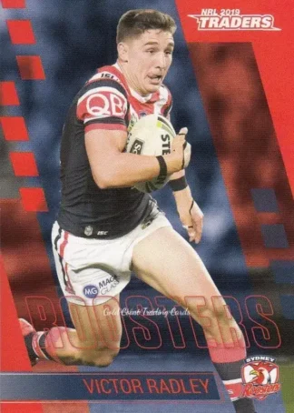 2019 NRL Traders Common Card - Base 139 Victor Radley Sydney Roosters