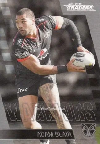 2019 NRL Traders Common Card - Base 144 Adam Blair Warriors