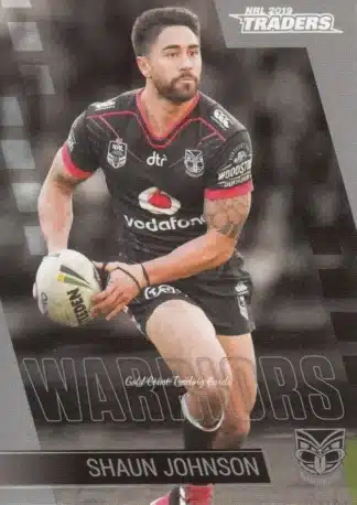 2019 NRL Traders Common Card - Base 148 Shaun Johnson Warriors