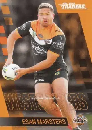 2019 NRL Traders Common Card - Base 154 Esan Marsters Wests Tigers