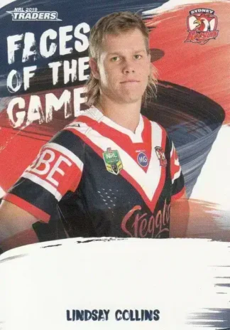 2019 NRL Traders Faces Of The Game - FG54 Poasa Faamausili Sydney Roosters