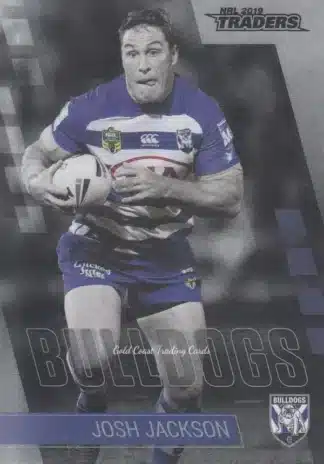 2019 NRL Traders Platinum Parallels - PS025 Josh Jackson Canterbury Bulldogs