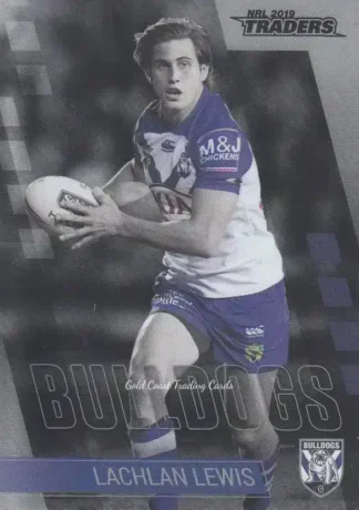 2019 NRL Traders Platinum Parallels - PS026 Lachlan Lewis Canterbury Bulldogs