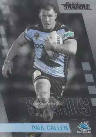 2019 NRL Traders Platinum Parallels - PS035 Paul Gallen Cronulla Sharks