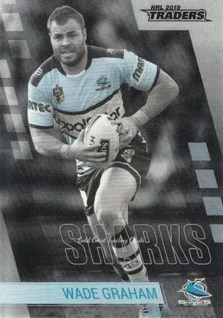 2019 NRL Traders Platinum Parallels - PS036 Wade Graham Cronulla Sharks