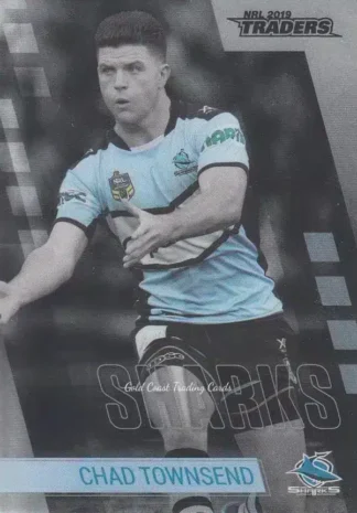 2019 NRL Traders Platinum Parallels - PS039 Chad Townsend Cronulla Sharks