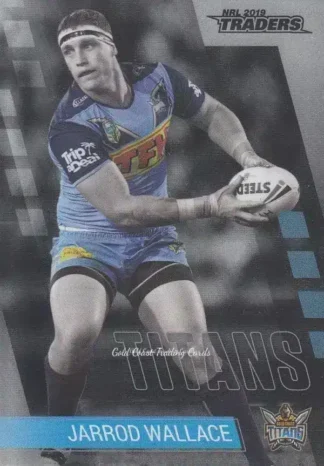 2019 NRL Traders Platinum Parallels - PS050 Jarrod Wallace Gold Coast Titans