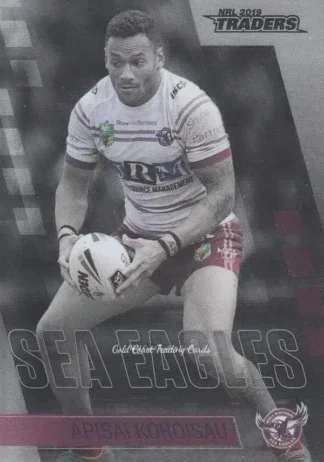 2019 NRL Traders Platinum Parallels - PS054 Apisai Koroisau Manly Sea Eagles