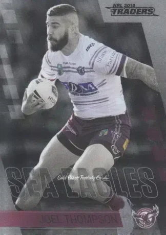 2019 NRL Traders Platinum Parallels - PS057 Joel Thompson Manly Sea Eagles