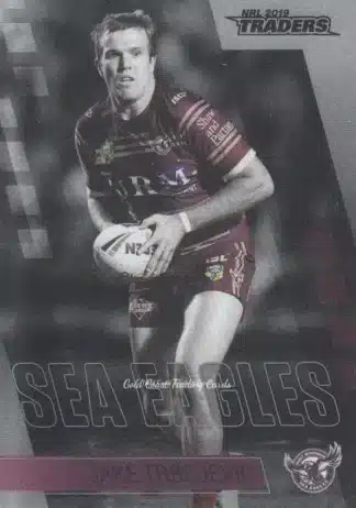 2019 NRL Traders Platinum Parallels - PS058 Jake Trbojevic Manly Sea Eagles