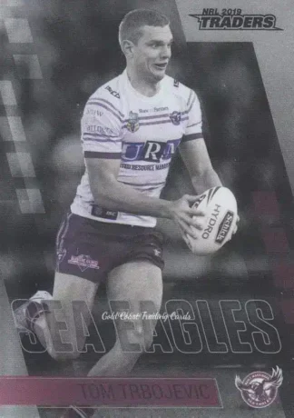 2019 NRL Traders Platinum Parallels - PS059 Tom Trbojevic Manly Sea Eagles