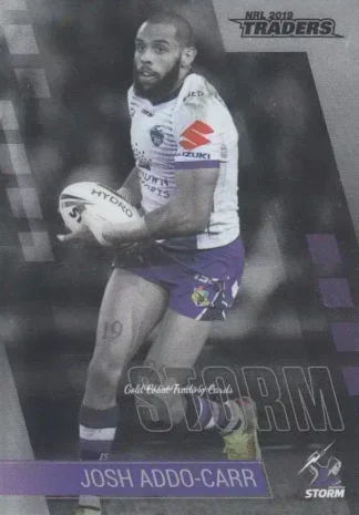 2019 NRL Traders Platinum Parallels - PS062 Josh Addo-Carr Melbourne Storm