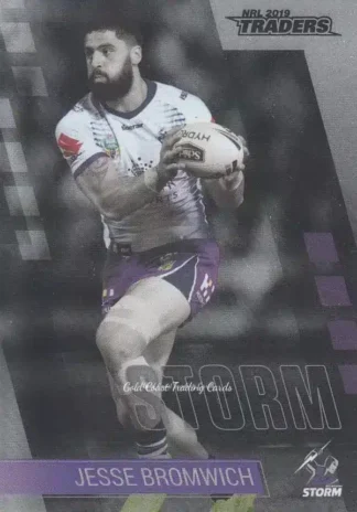 2019 NRL Traders Platinum Parallels - PS064 Jesse Bromwich Melbourne Storm