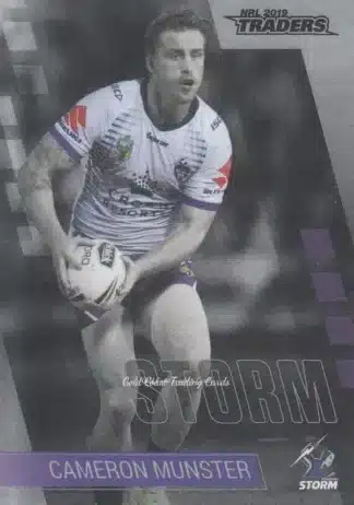 2019 NRL Traders Platinum Parallels - PS067 Cameron Munster Melbourne Storm