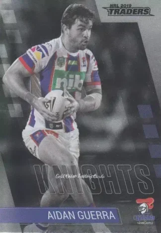 2019 NRL Traders Platinum Parallels - PS075 Aidan Guerra Newcastle Knights